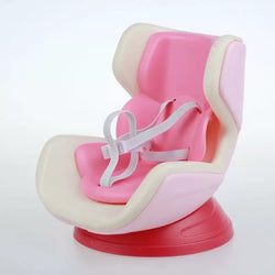 Labubu Car Doll Safety Seat – 360° Swivel Plastic Dashboard Vent Clip