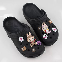 Labubu Clog Charms Set – 10 Resin & PVC Mixed Design Jibbitz