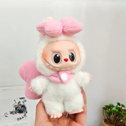 Labubu Clothing – Double Plush Butterfly Bows for Doll Makeover