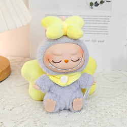 Labubu Clothing – Double Plush Butterfly Bows for Doll Makeover
