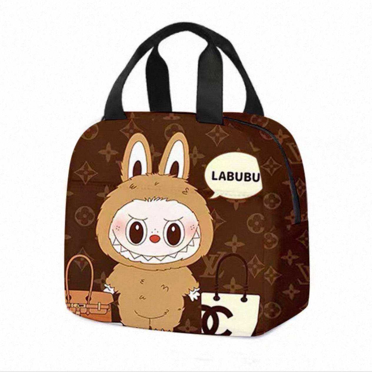 Labubu Bag – Insulated Lunch Tote with Cute Character Print