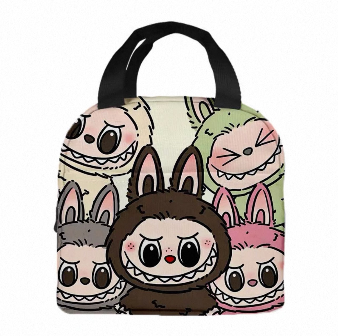 Labubu Bag – Insulated Lunch Tote with Cute Character Print