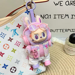 Labubu Clothing – Pastel Sequin Bomber & Tech Accessory Set