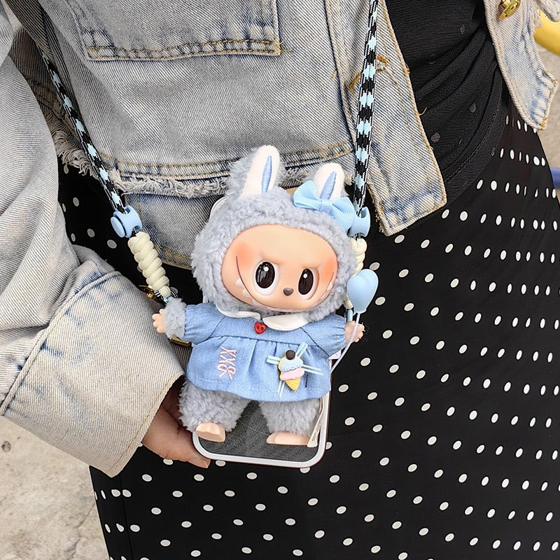 Labubu Phone Lanyard – Detachable Charm Strap Accessory