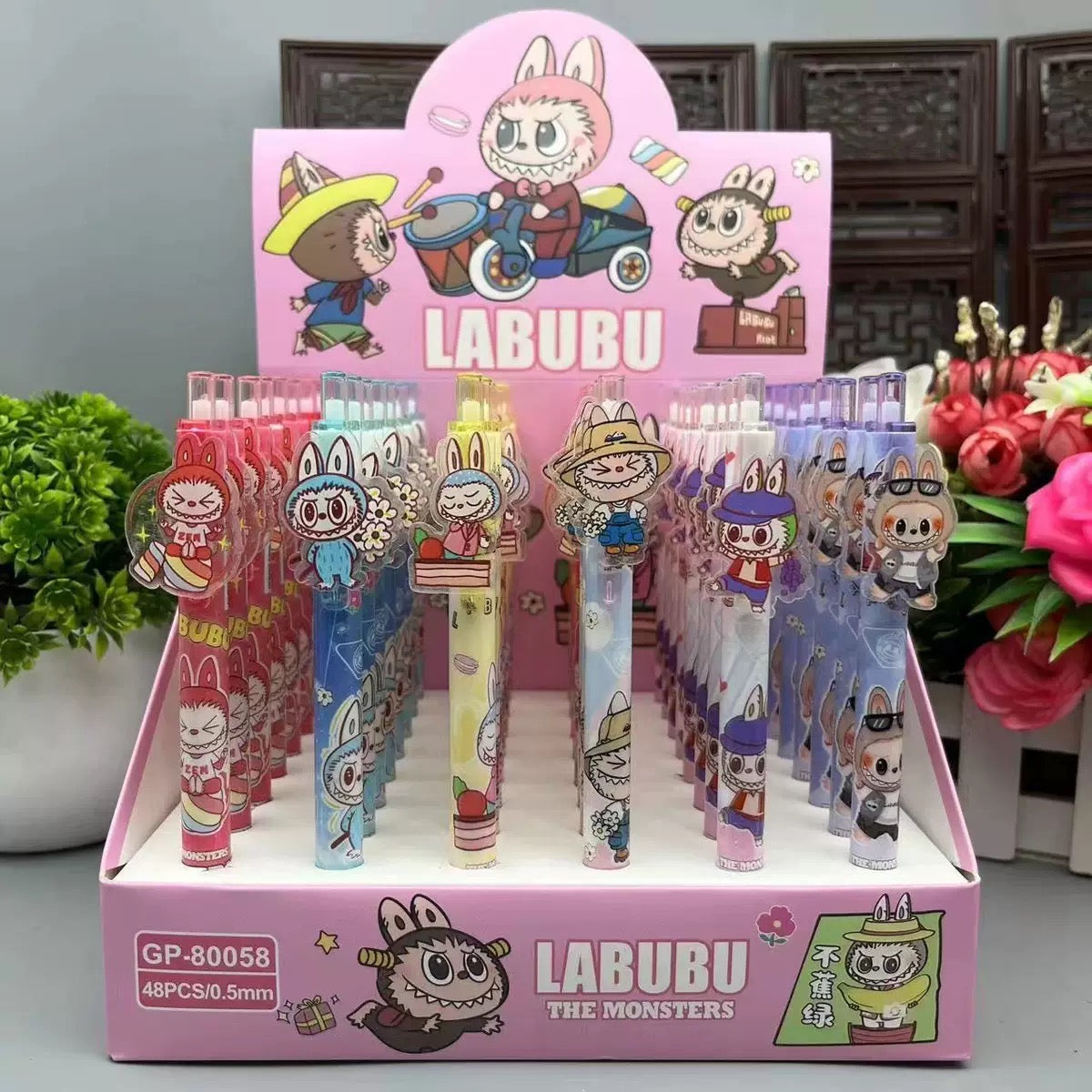Labubu Gel Pen – Monster & Friends Series (Single Pen)
