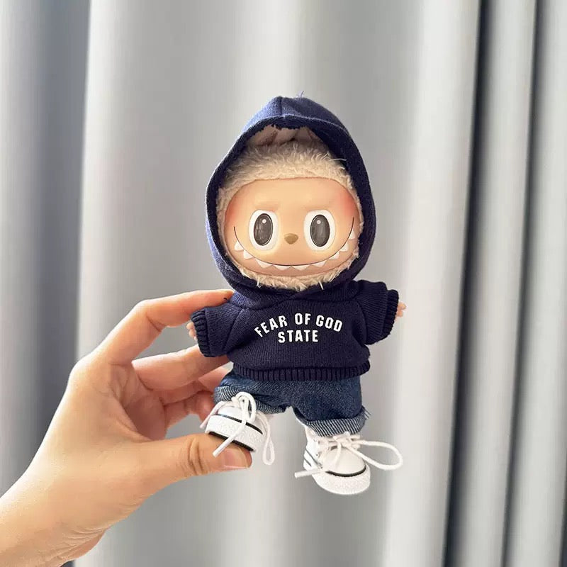 Labubu Clothing – Fear Of God State Streetwear Hoodie Set